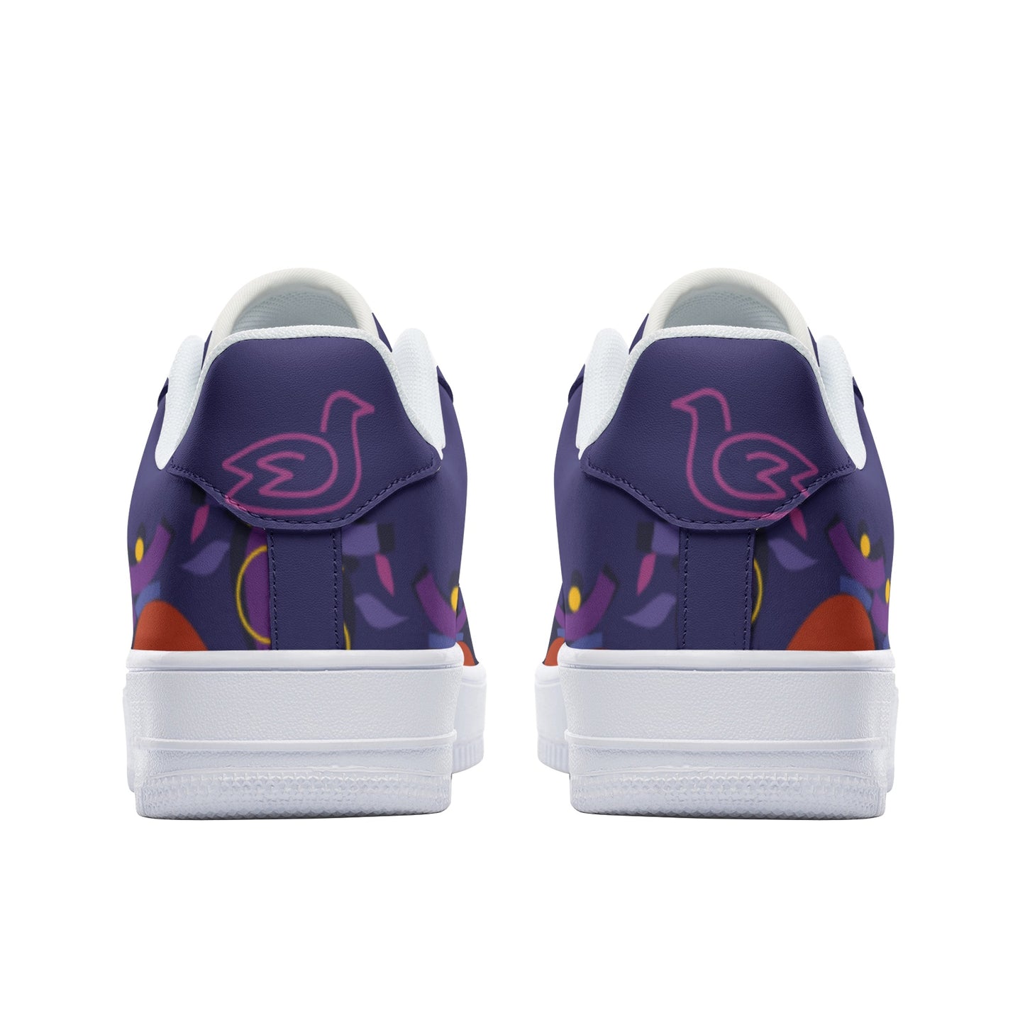 Baskets basses unisexes en cuir