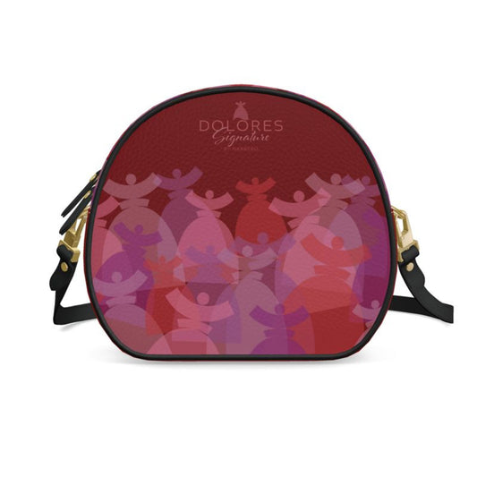 Dolores signature, Sac en cuir, round box Arena