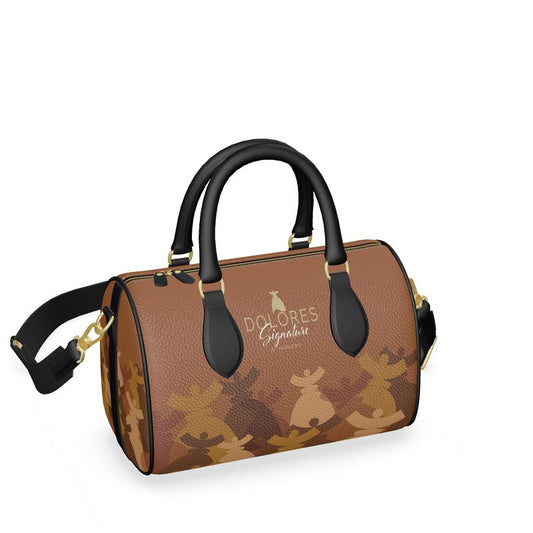 Dolores signature, mini sac a main cuir Dolores "DUNE"