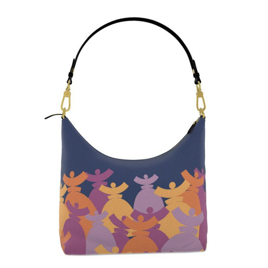 Dolores signature 'FARMELL' HOBO BAGS Sac cuir Dolores "OCEAN"