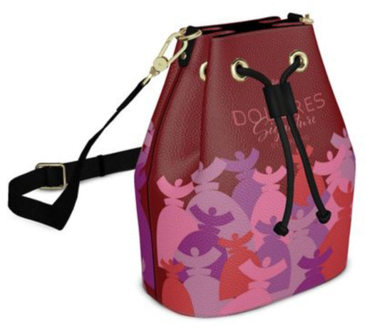 Dolores signature, sac "Bucket Bag" Dolores en Cuir "FERIA"