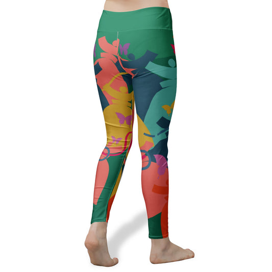 Leggings taille haute - Dolores vert