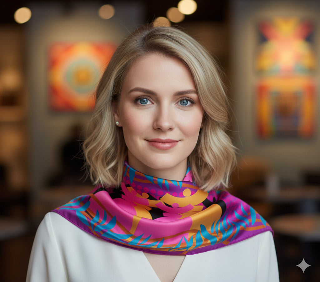 La boutique Narbero. Foulard Dolores, “ SAMBA"