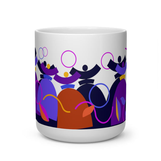 La boutique Narbero, le mug Dolores "Calypso " en forme de Cœur.