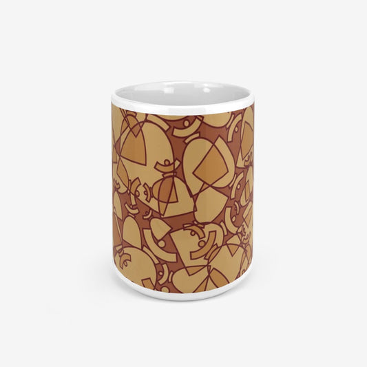 La boutique Narbero. Le mug Dolores, "Brown Mosaic"