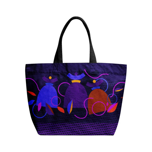 Dolores signature. Sac fourre-tout en toile naturelle Dolores, "Calypso"