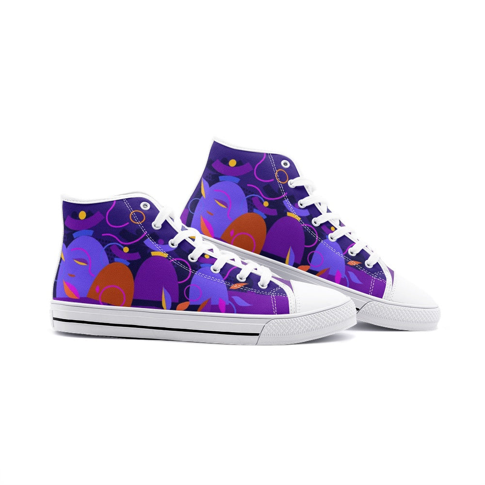Dolores signature, Baskets hautes en toile unisexe Dolores, "Calypso".
