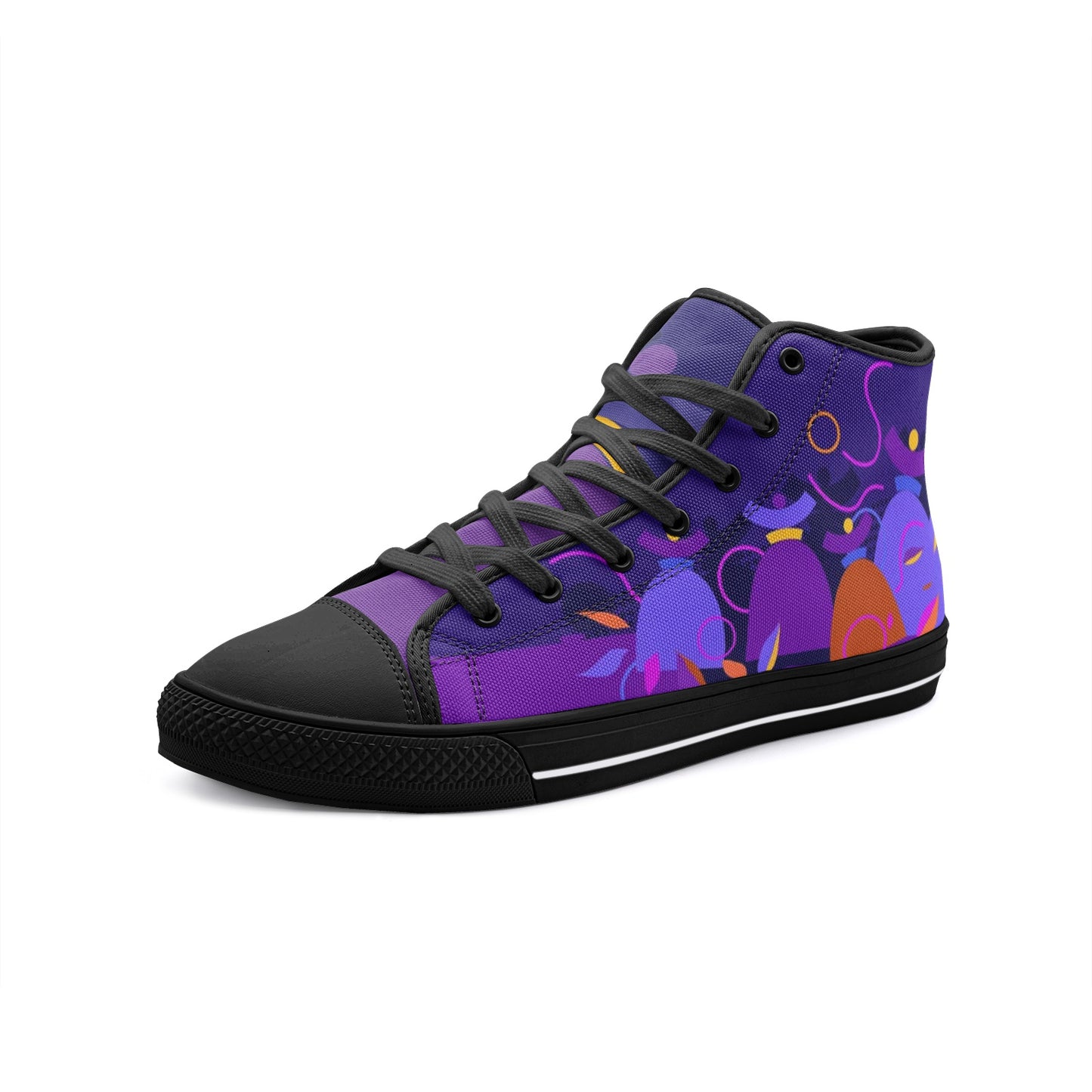 Dolores signature, Baskets hautes en toile unisexe Dolores, "Calypso".