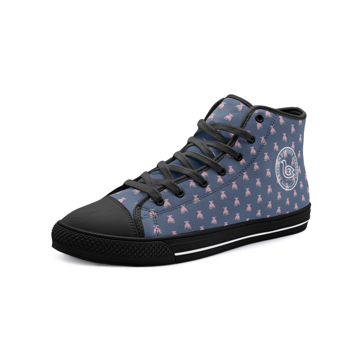 Dolores signature. Baskets hautes en toile unisexe Dolores, "Tango".