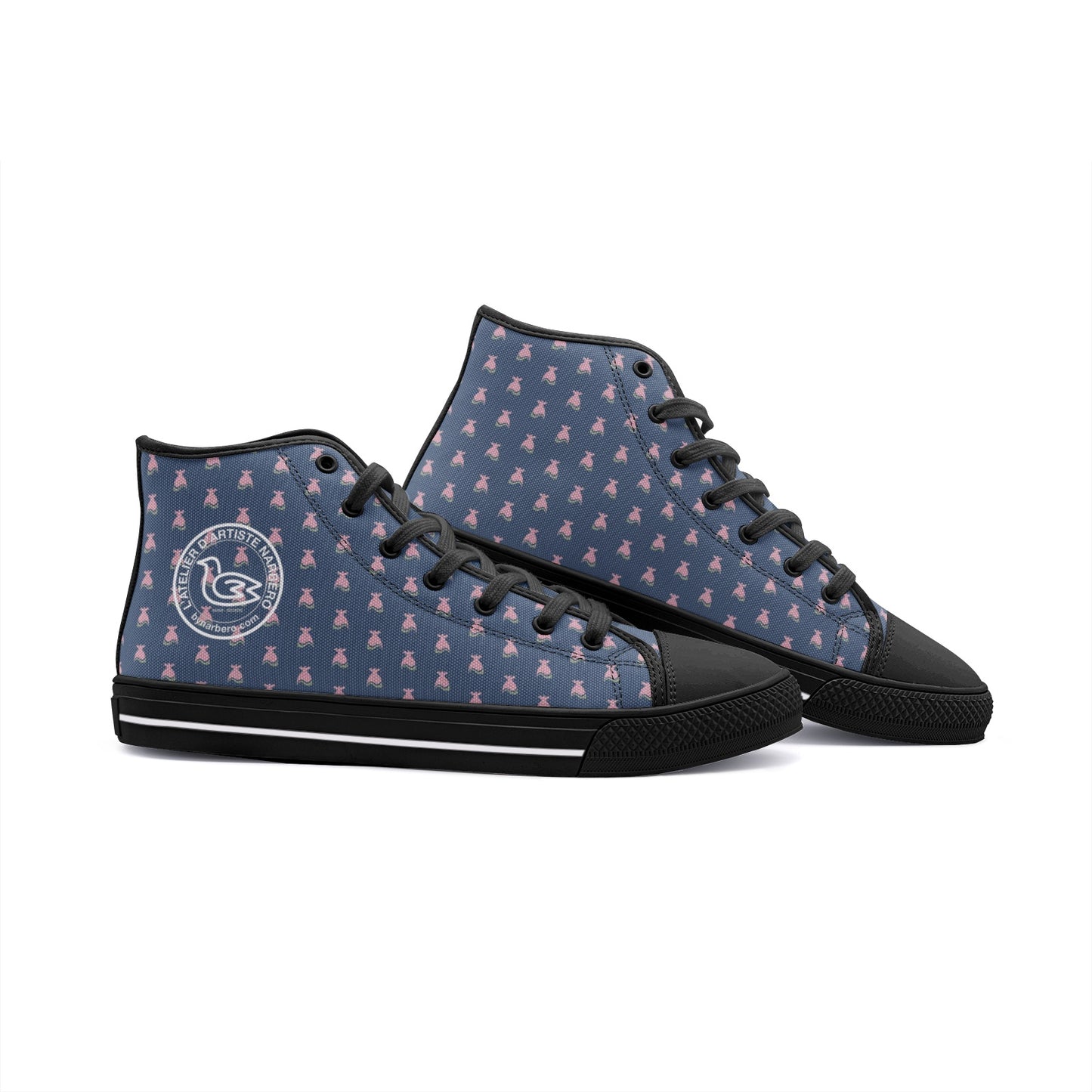 Dolores signature. Baskets hautes en toile unisexe Dolores, "Tango".