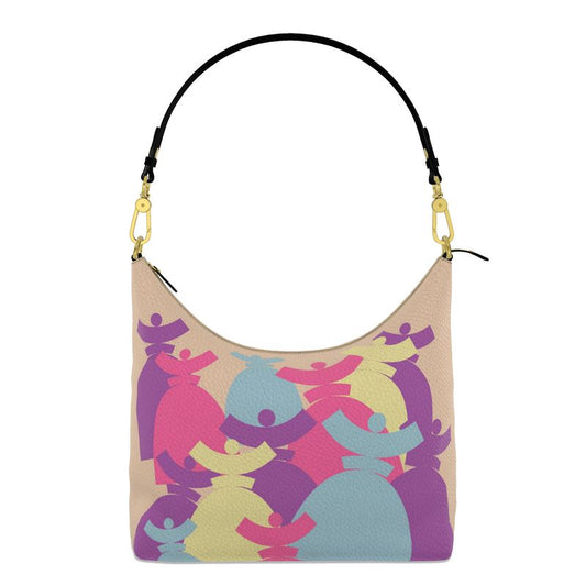 Dolores signature 'FARMELL' HOBO BAGS Sac cuir Dolores Pastel