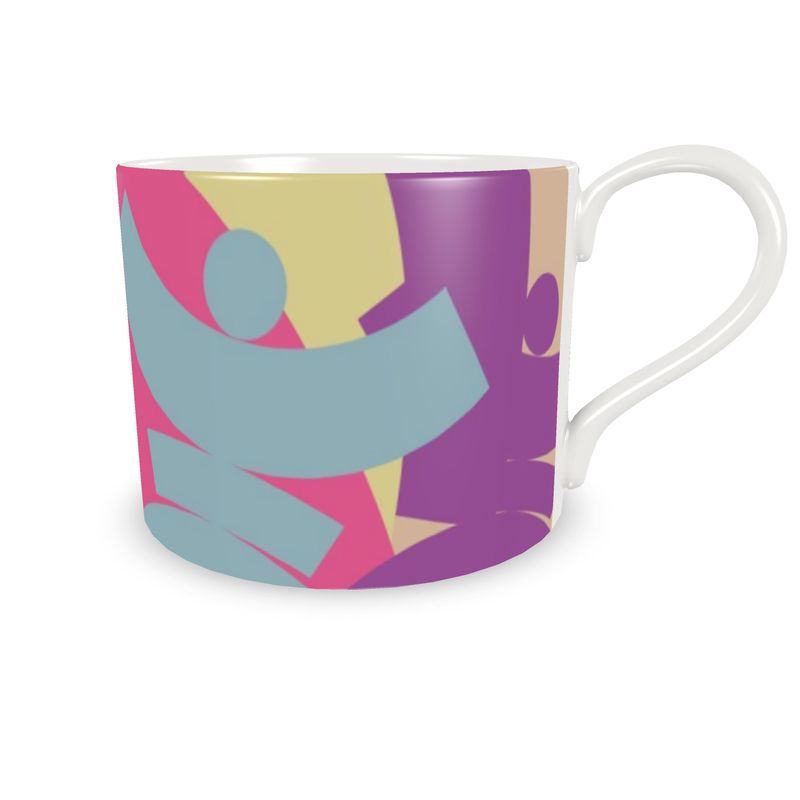 Tasse et sous tasse Dolores en couleur