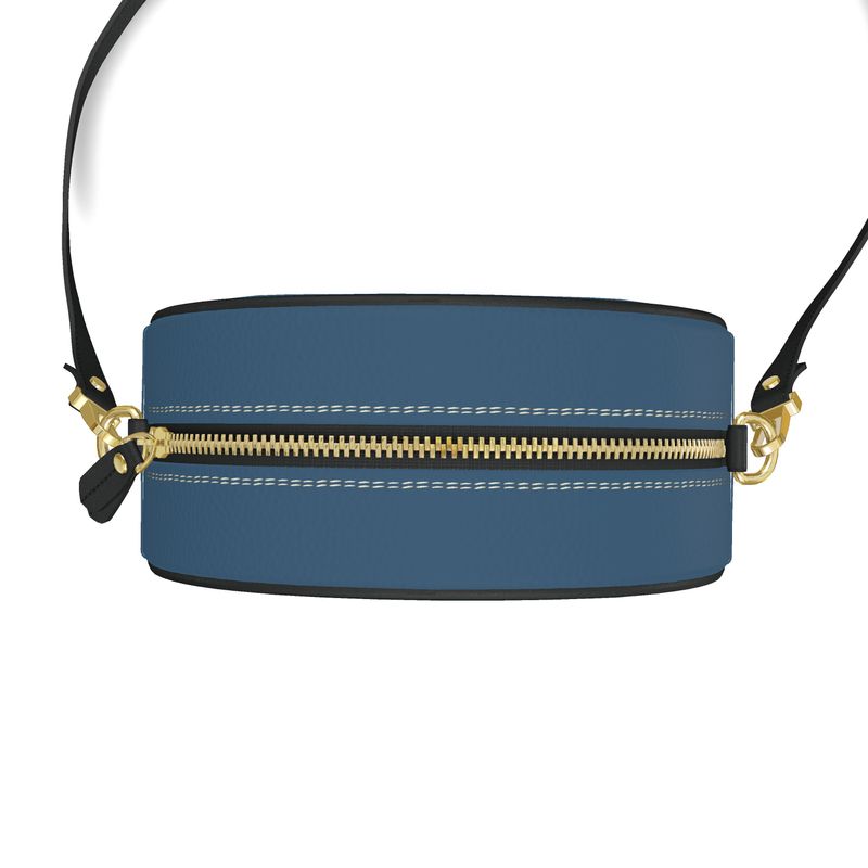 Dolores signature, Sac en cuir, round box Pastel color