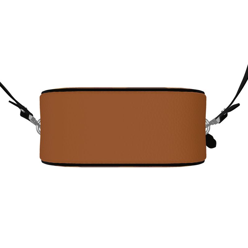 Dolores signature, Sac en cuir, round box Eclipse