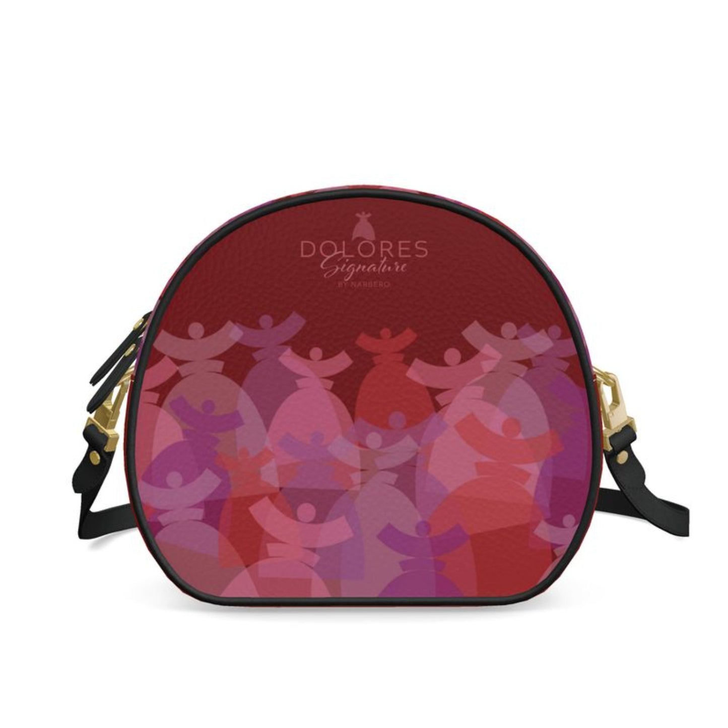 Dolores signature, Sac en cuir, round box Arena