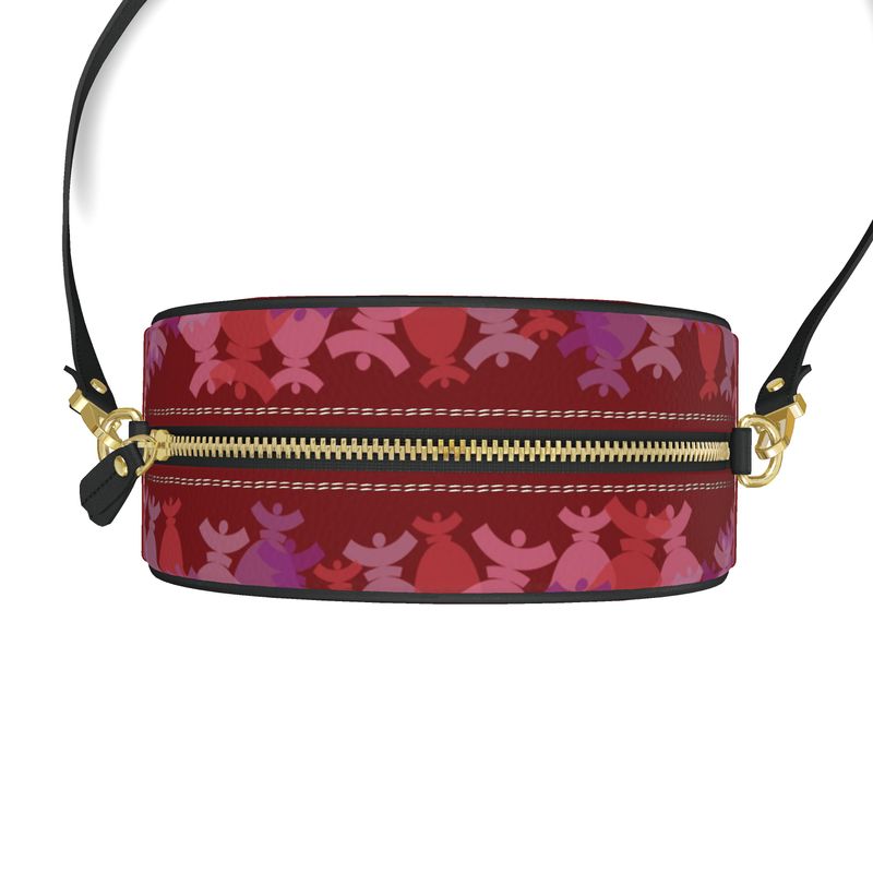 Dolores signature, Sac en cuir, round box Arena