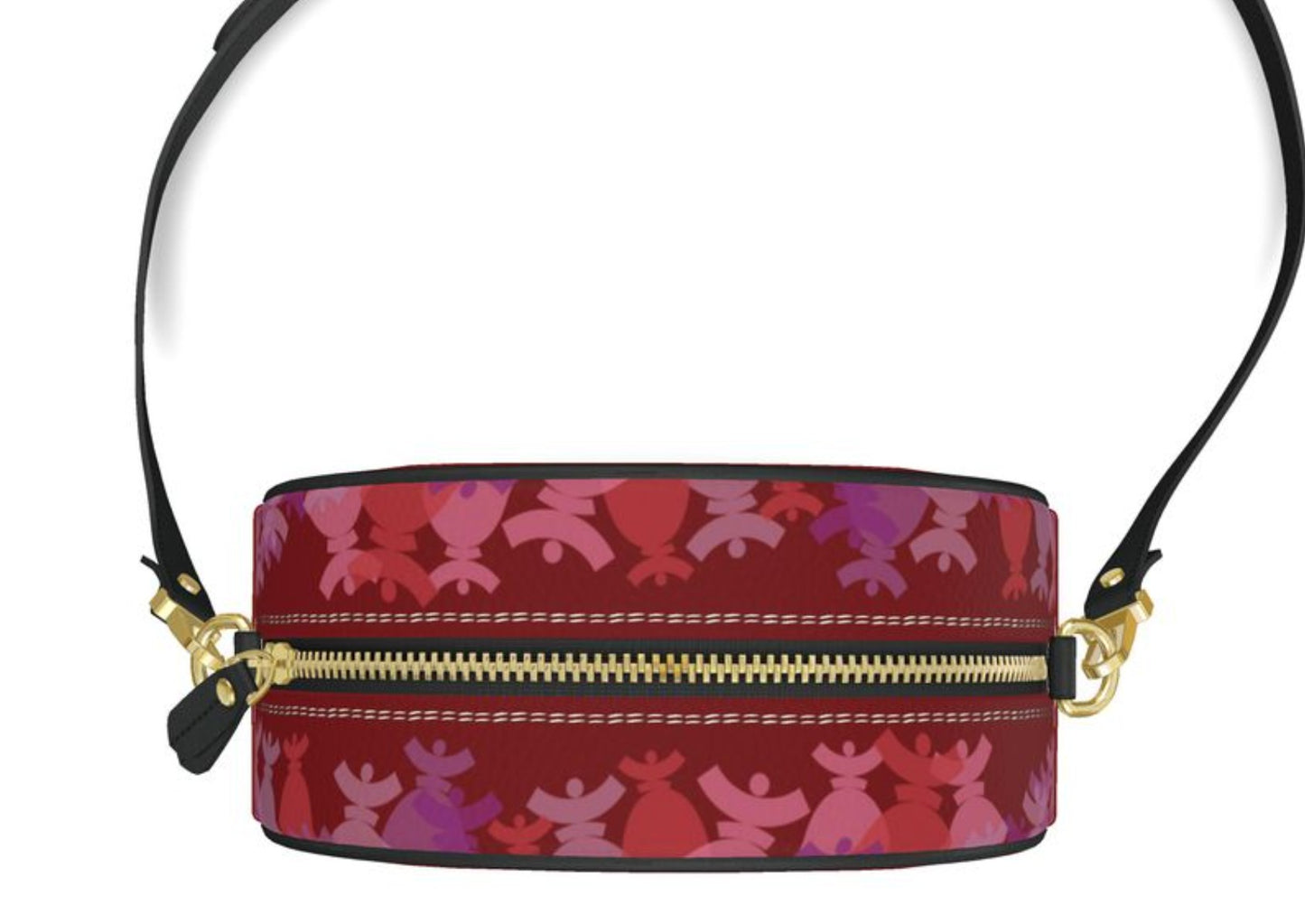Dolores signature, Sac en cuir, round box Arena