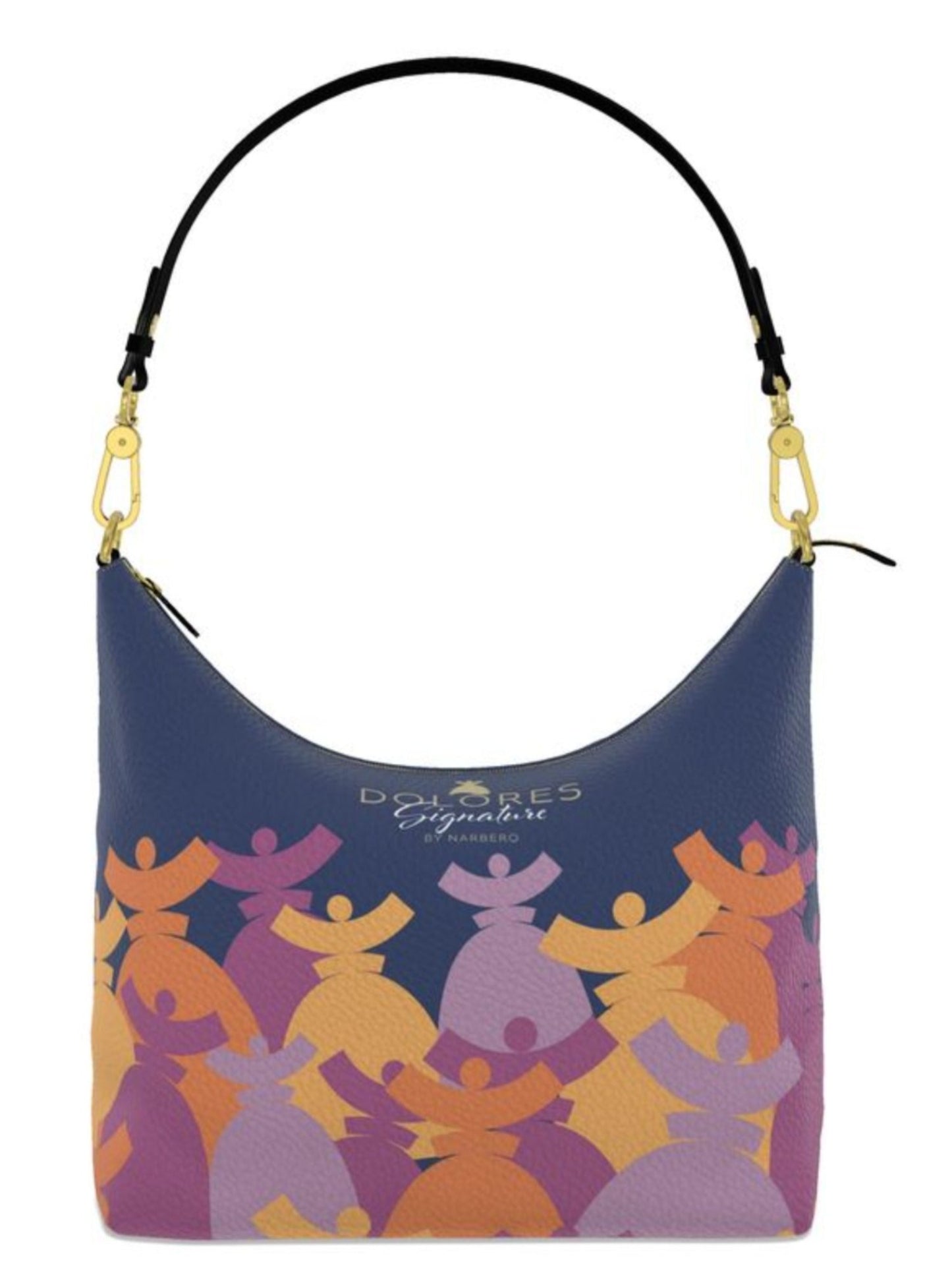 Dolores signature 'FARMELL' HOBO BAGS Sac cuir Dolores "OCEAN"