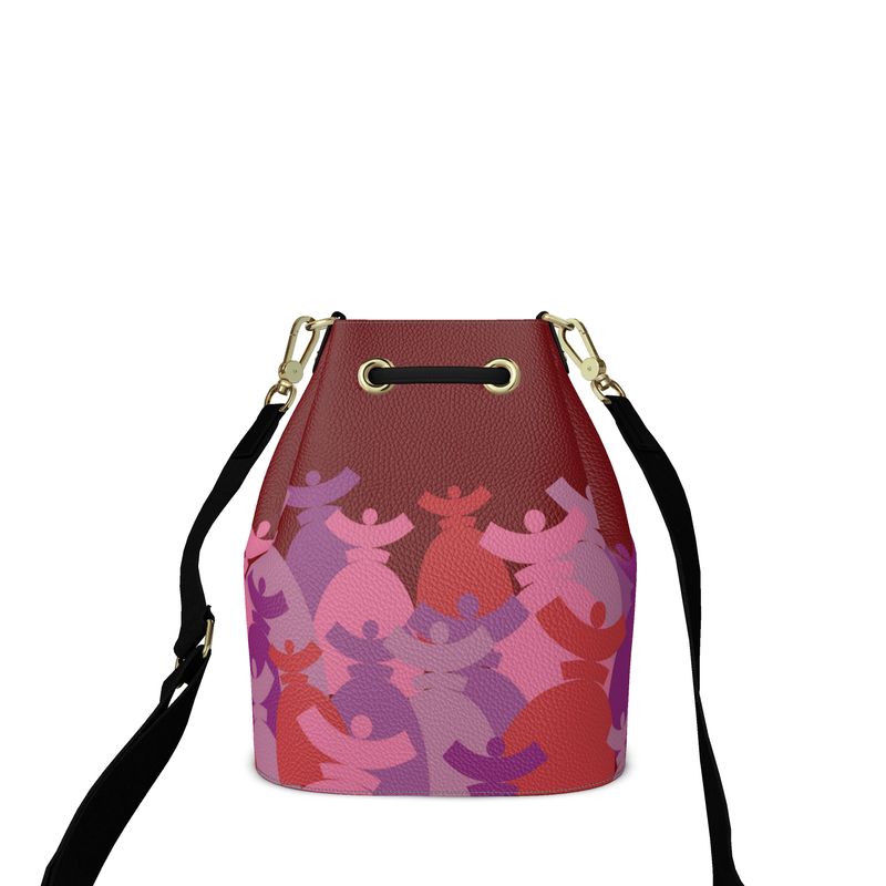 Dolores signature, sac "Bucket Bag" Dolores en Cuir "FERIA"