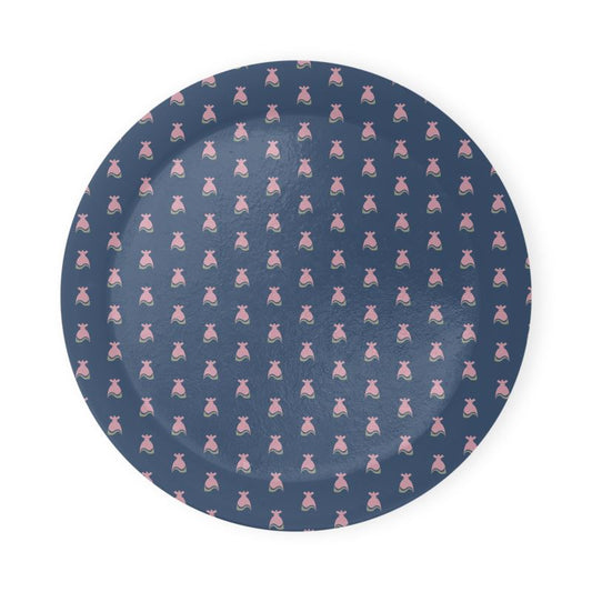 Assiette Dolores fond Bleu