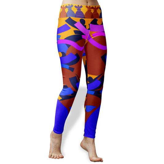 Leggings  taille haute Yogga ou sport "Dolores California"