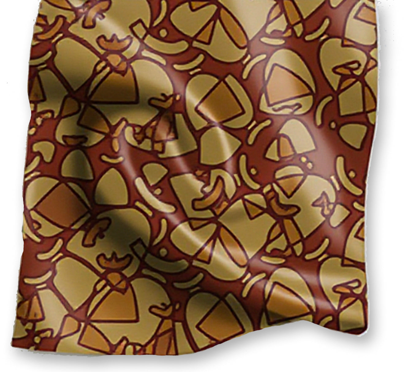 La boutique Narbero. Foulard Dolores, "Brown Mosaic"