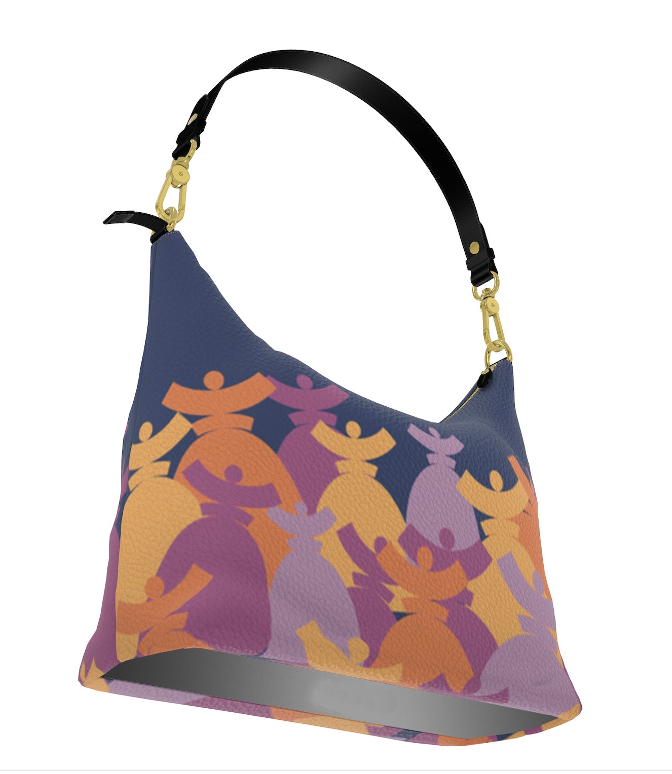 Dolores signature 'FARMELL' HOBO BAGS Sac cuir Dolores "OCEAN"