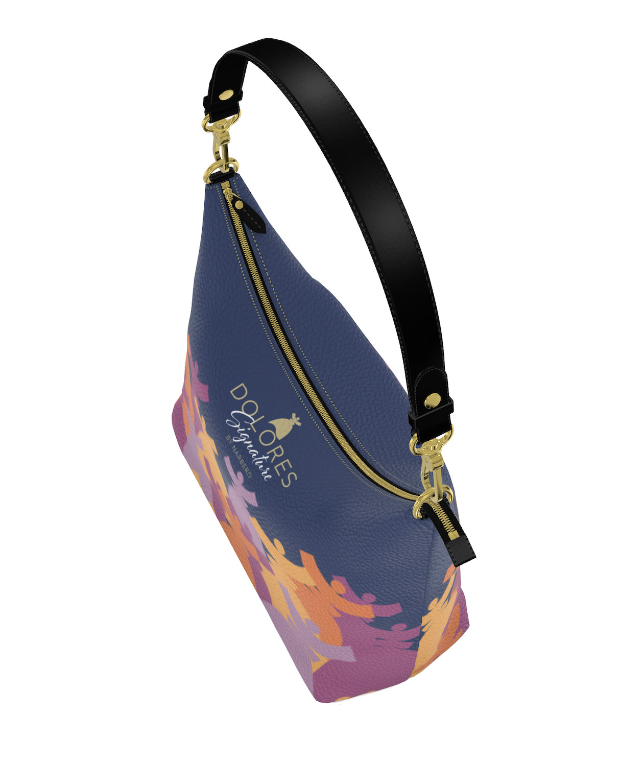 Dolores signature 'FARMELL' HOBO BAGS Sac cuir Dolores "OCEAN"
