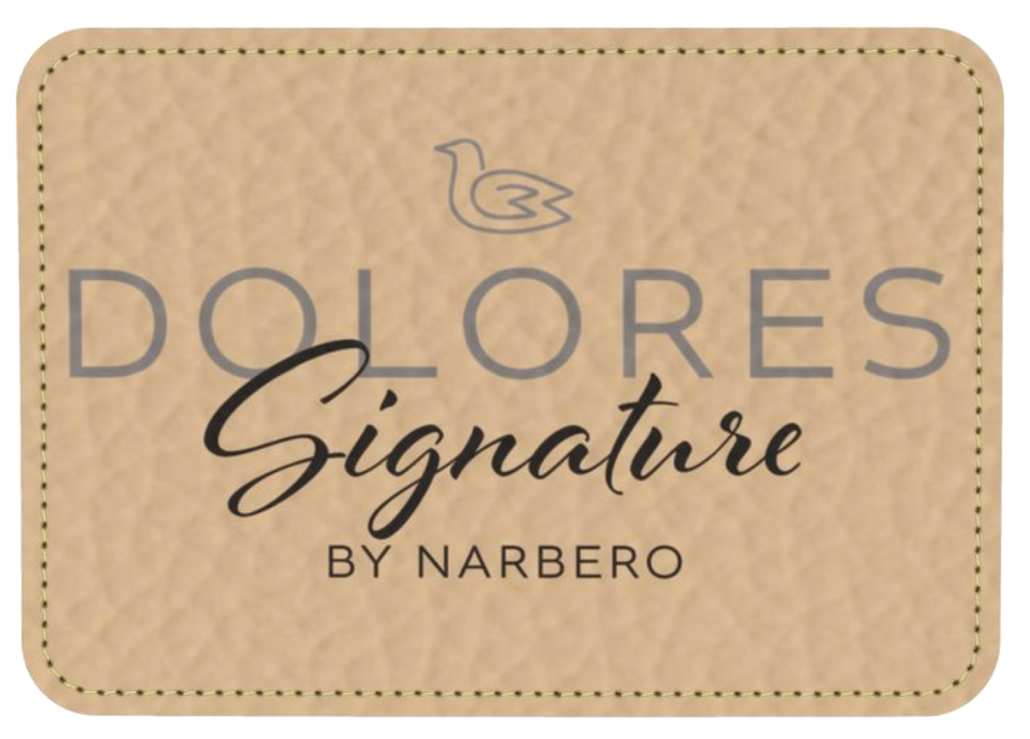 Dolores signature, Sac en cuir, round box Eclipse