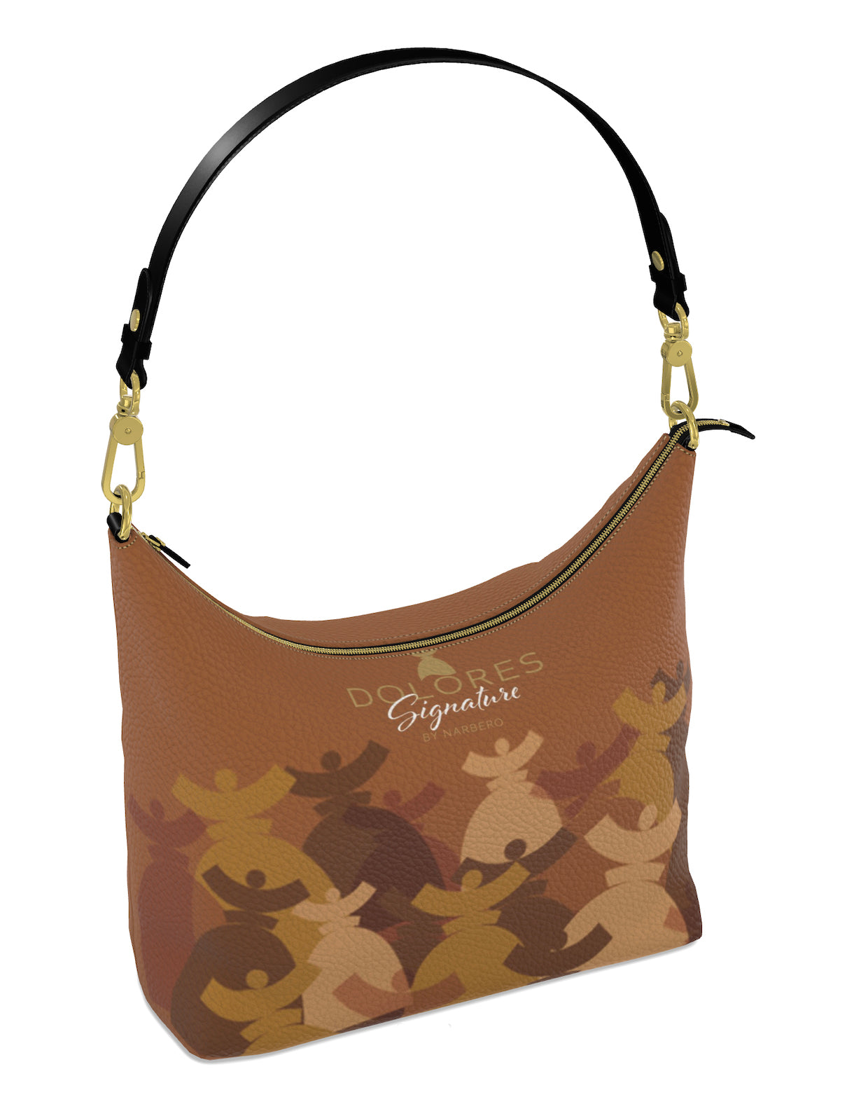 Dolores signature 'FARMELL' HOBO BAGS Sac cuir Dolores "DUNE"