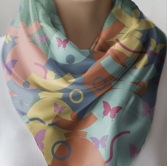 La boutique Narbero. Foulard Dolores, “ PAPILLONS"