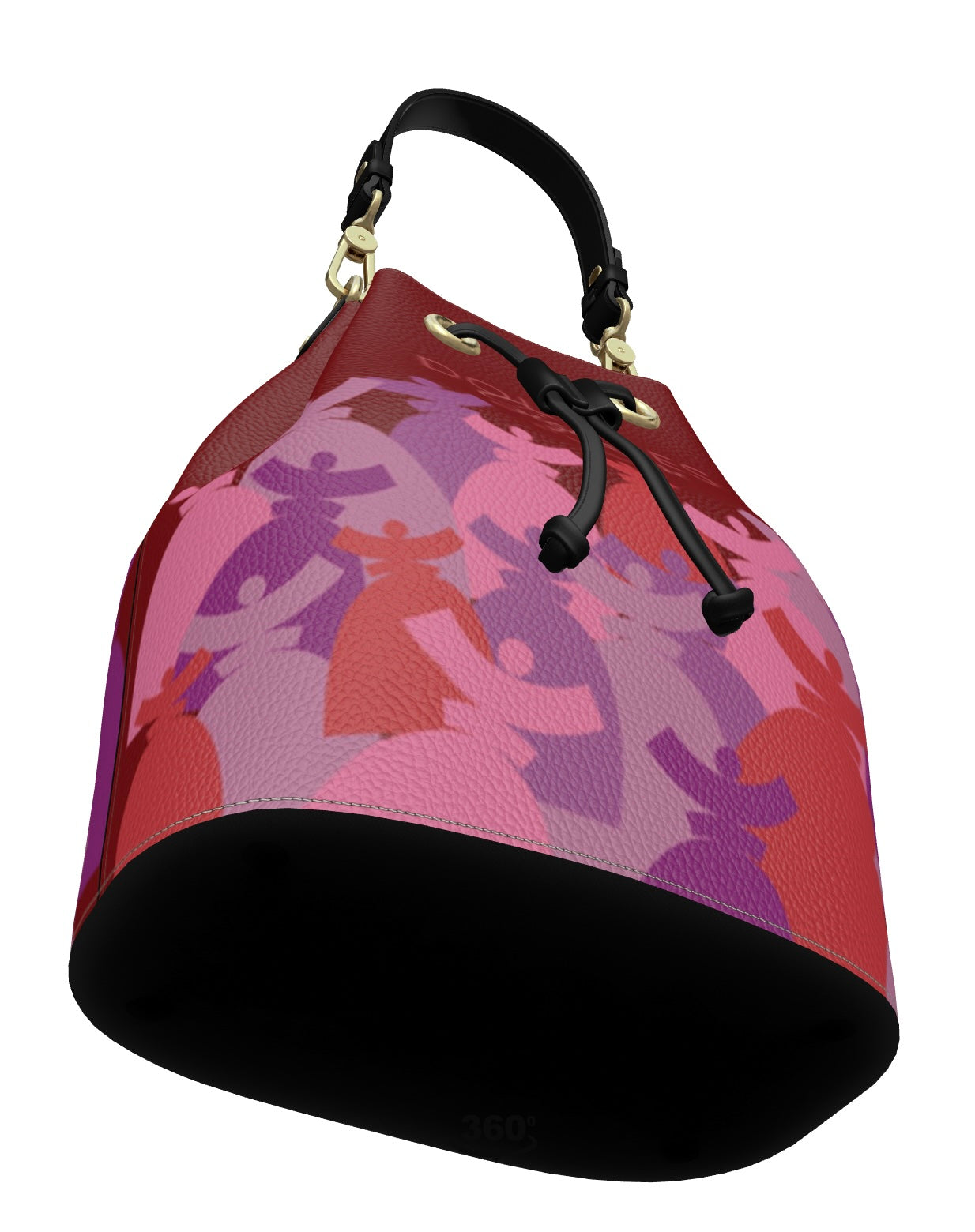 Dolores signature, sac "Bucket Bag" Dolores en Cuir "FERIA"