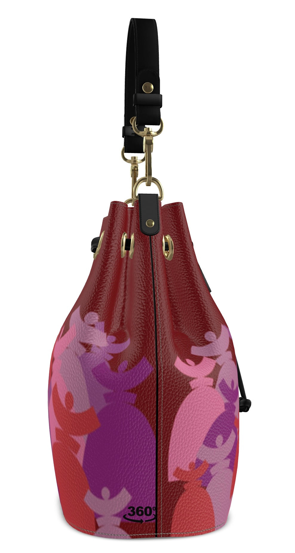 Dolores signature, sac "Bucket Bag" Dolores en Cuir "FERIA"