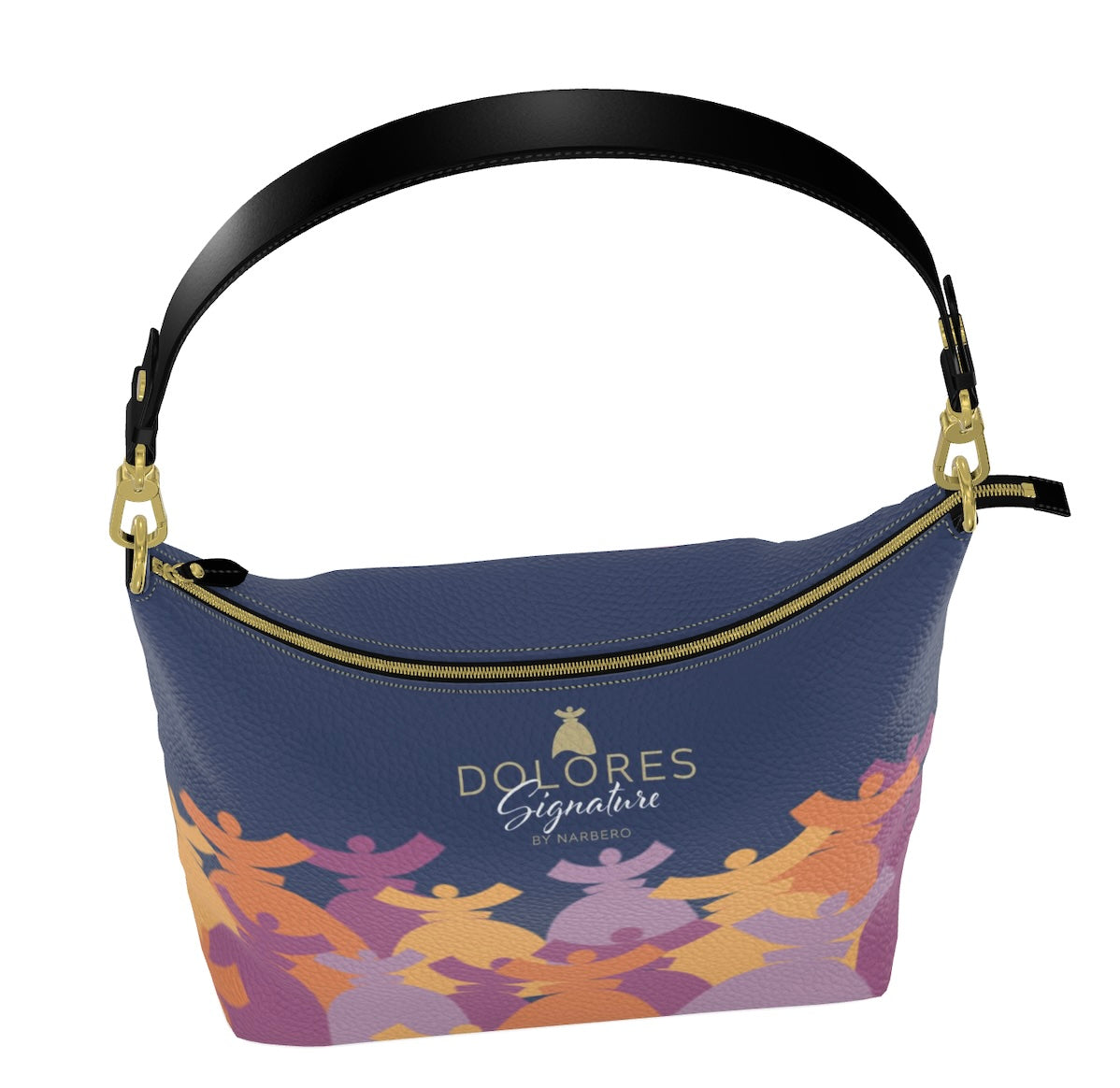 Dolores signature 'FARMELL' HOBO BAGS Sac cuir Dolores "OCEAN"