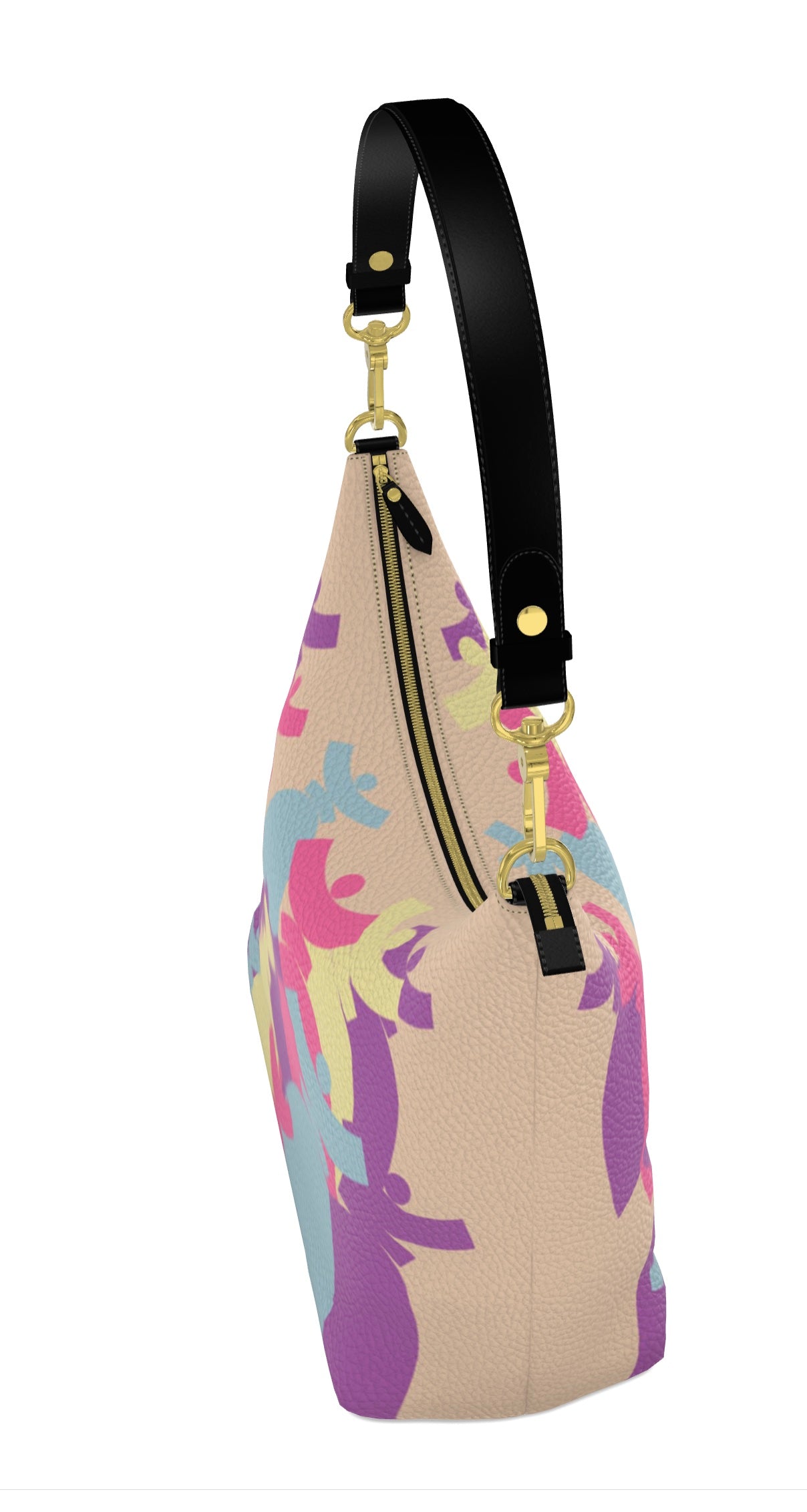 Dolores signature 'FARMELL' HOBO BAGS Sac cuir Dolores Pastel