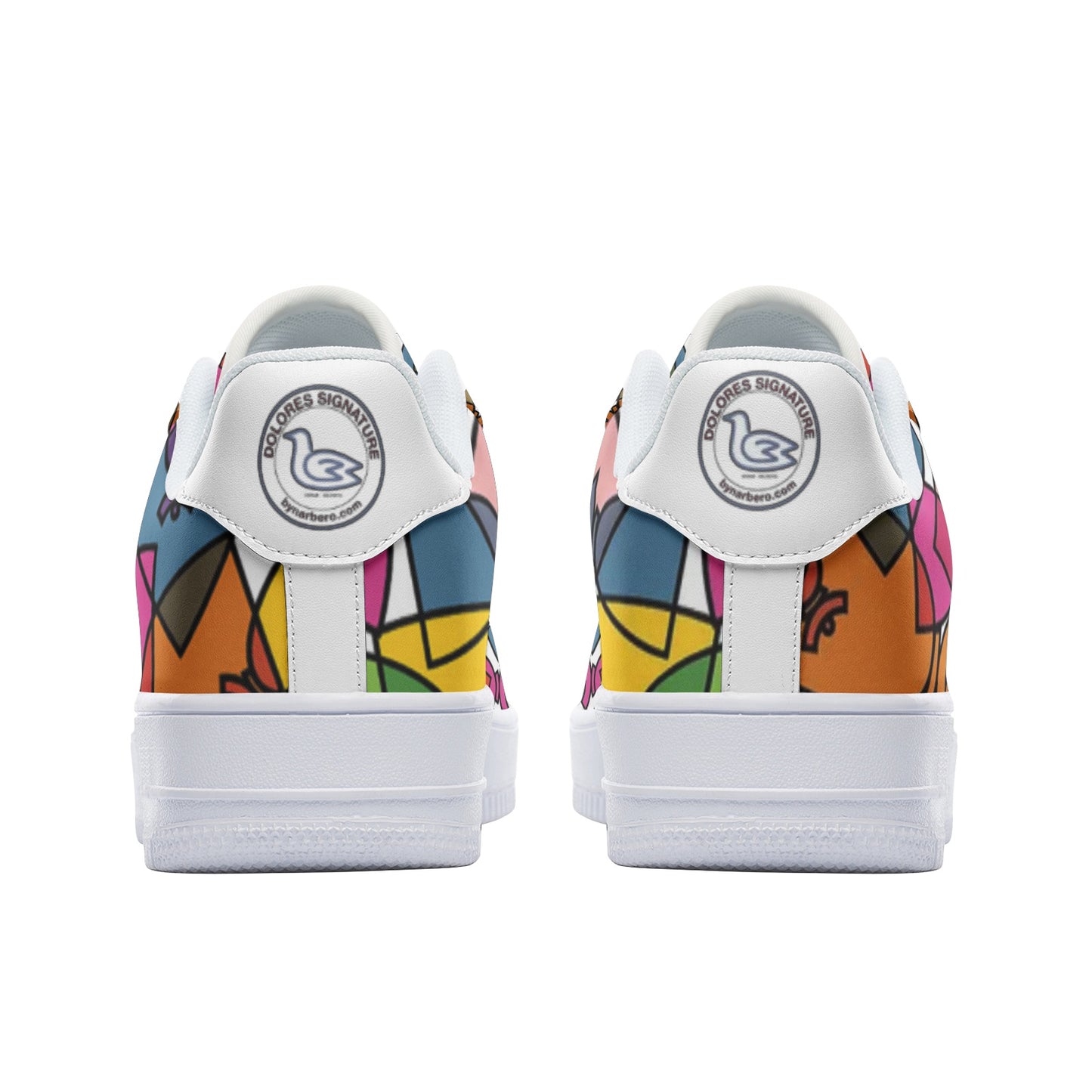 Baskets basses unisexes en cuir MOSAIC