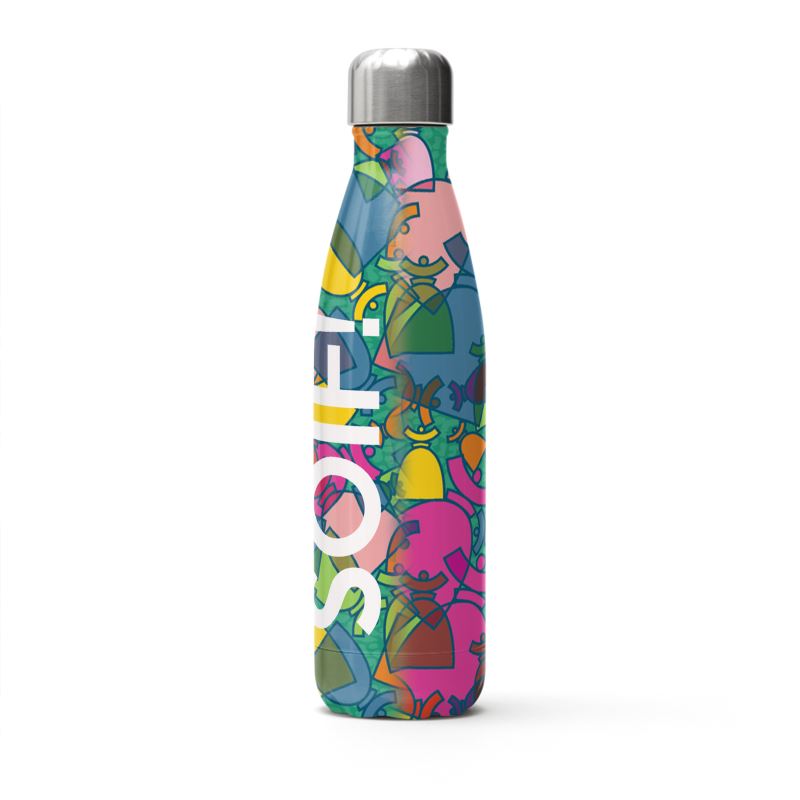 Dolores Signature. Gourde isotherme en inox Dolores, "Mosaic"