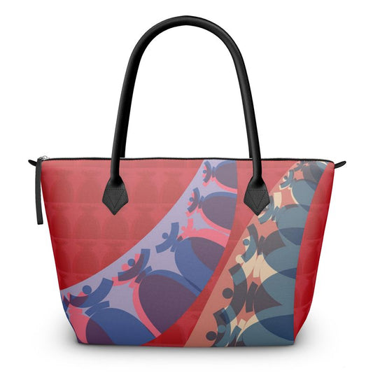 la boutique Narbero, Zip top hand bag "Fatima"