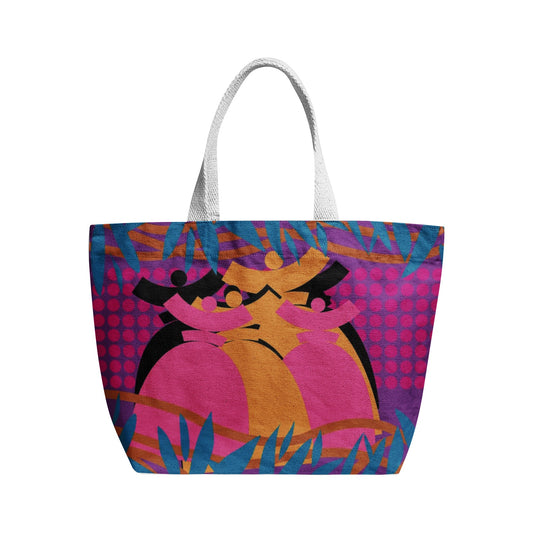 La boutique Narbero. Sac fourre-tout en toile naturelle Dolores, "Samba"
