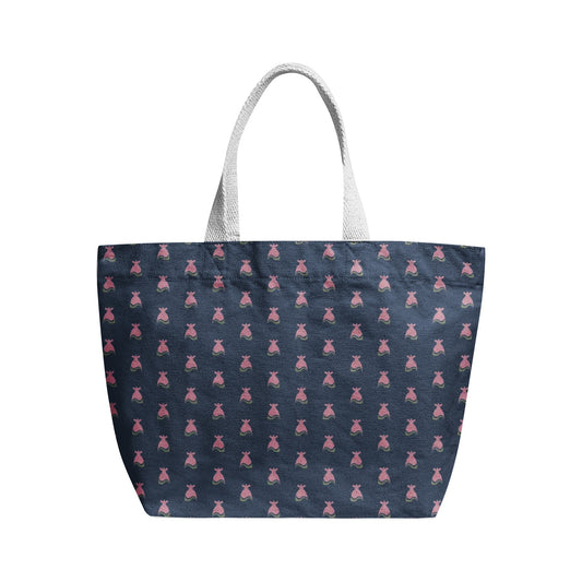 La boutique Narbero. Sac fourre-tout en toile naturelle Dolores, "Tango"