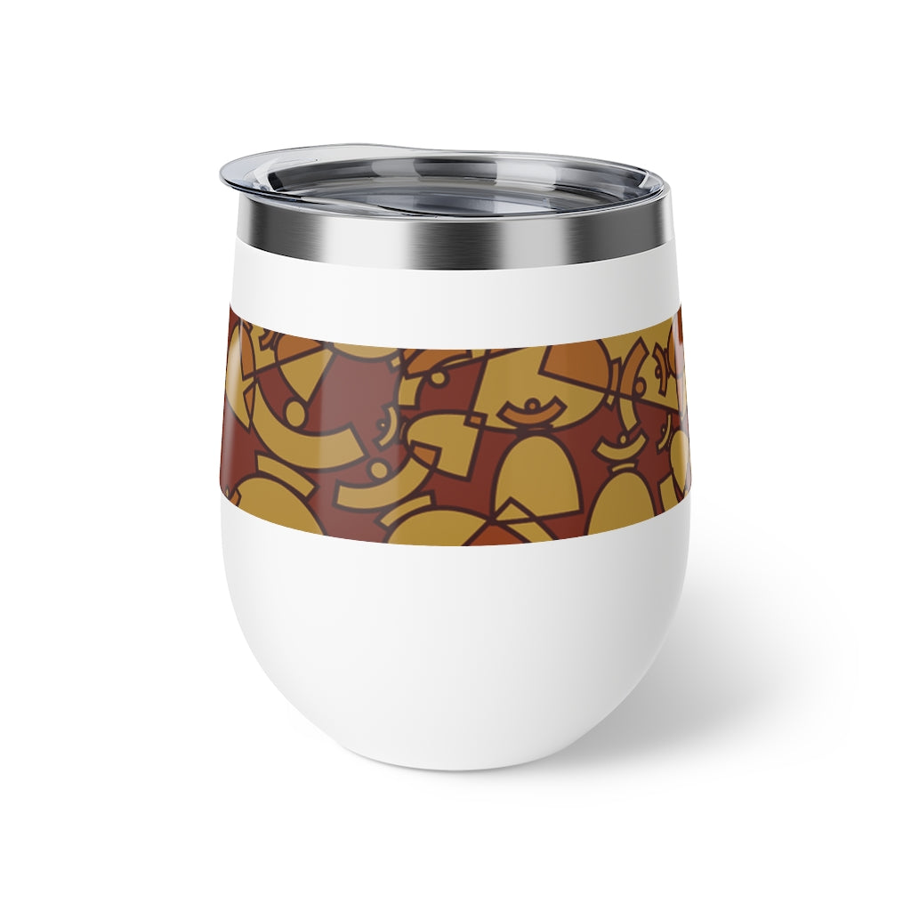 La boutique Narbero. Gobelet isotherme Dolores, "Brown mosaic"