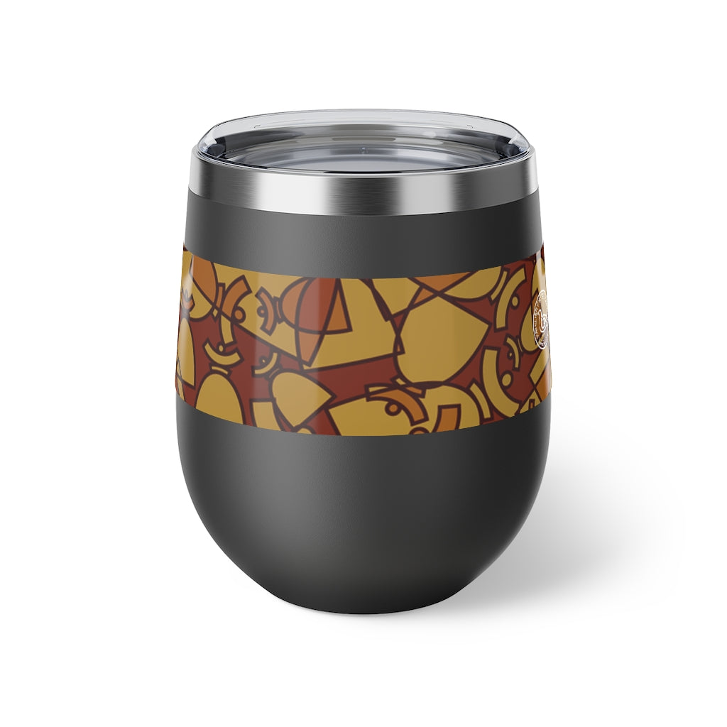 La boutique Narbero. Gobelet isotherme Dolores, "Brown mosaic"