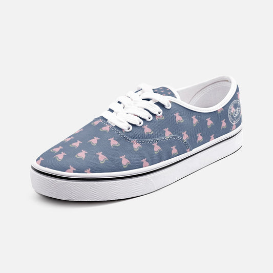 Der Narbero-Laden. Dolores Unisex-Low-Top-Sneaker aus Canvas, „Tango“.