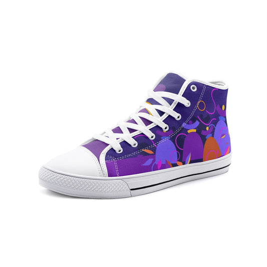 Dolores signature, Baskets hautes en toile unisexe Dolores, "Calypso".
