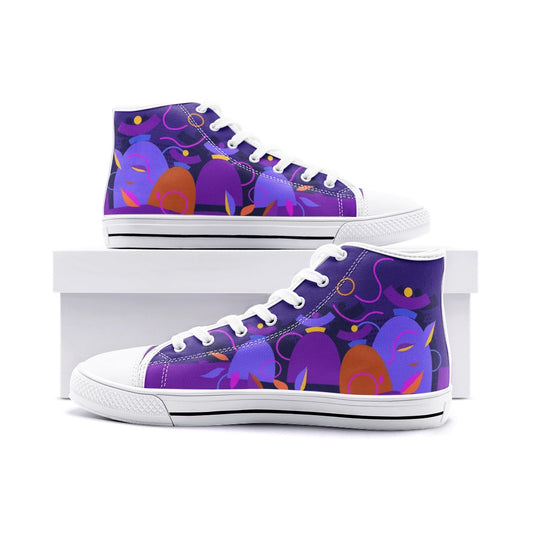 Dolores signature, Baskets hautes en toile unisexe Dolores, "Calypso".