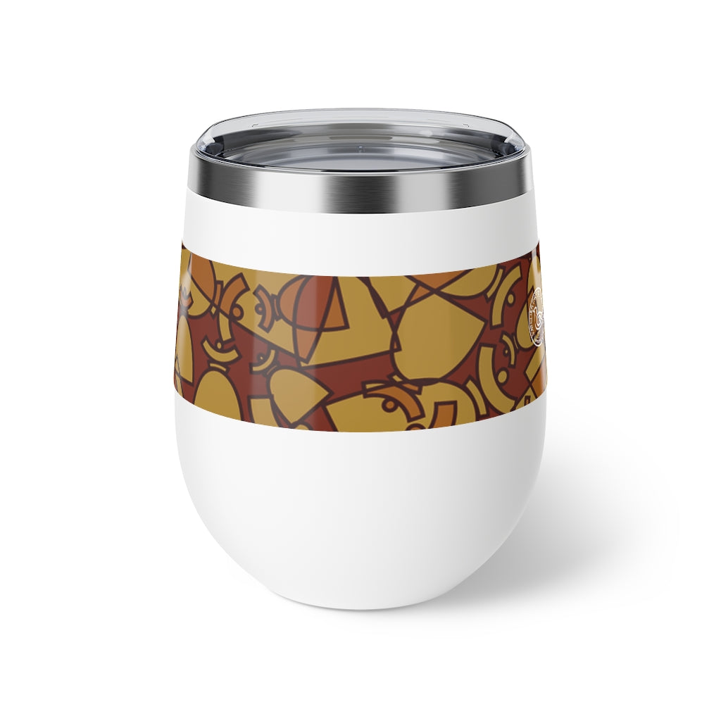 La boutique Narbero. Gobelet isotherme Dolores, "Brown mosaic"