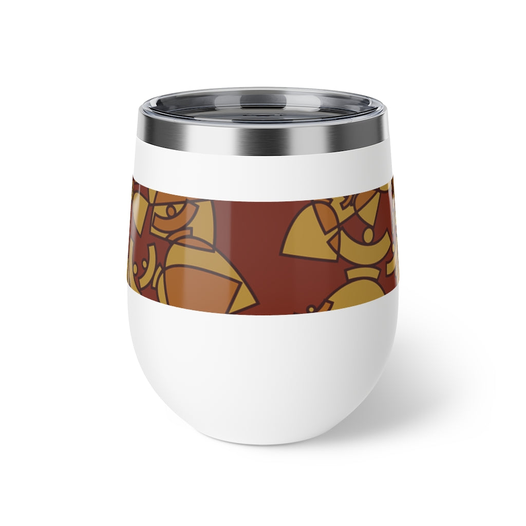 La boutique Narbero. Gobelet isotherme Dolores, "Brown mosaic"