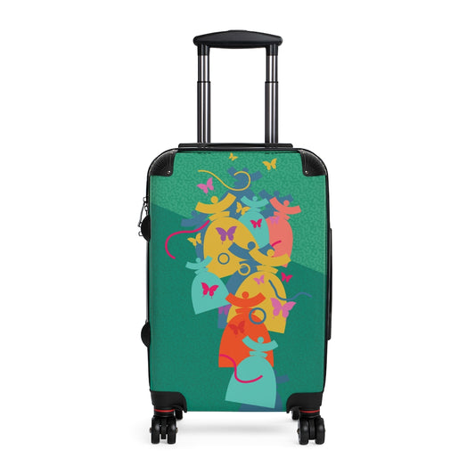 La boutique Narbero, Valise format cabine Dolores " Papillon"
