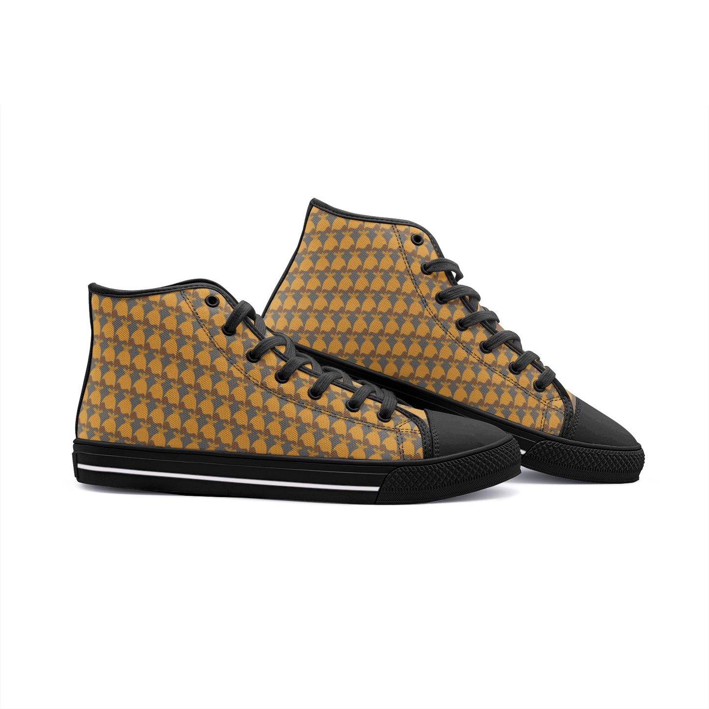 Dolores signature. Baskets hautes en toile unisexe Dolores, "Monogramme".