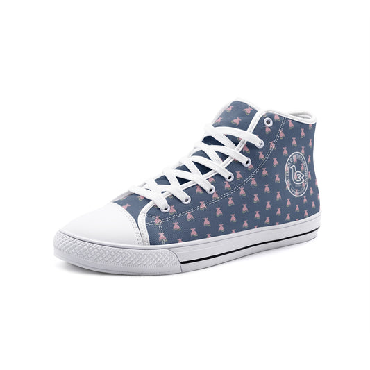 Dolores signature. Baskets hautes en toile unisexe Dolores, "Tango".